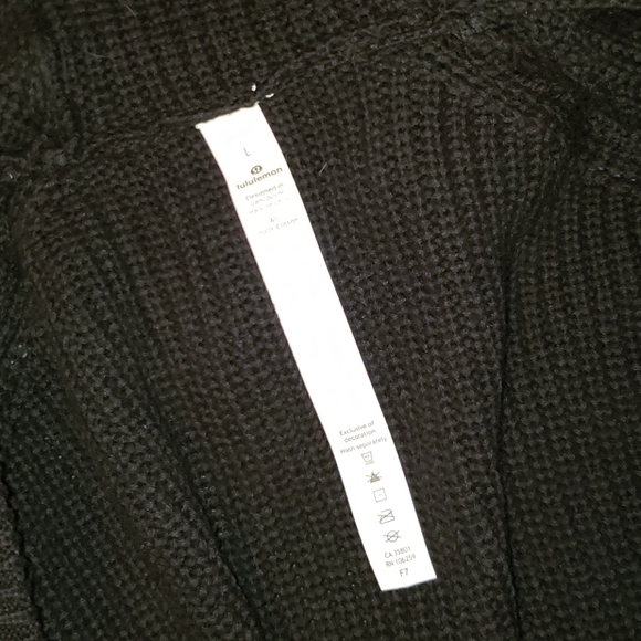 Lululemon Rest Assured Full Zip Hoodie NWT Black L - Picture 6 of 8